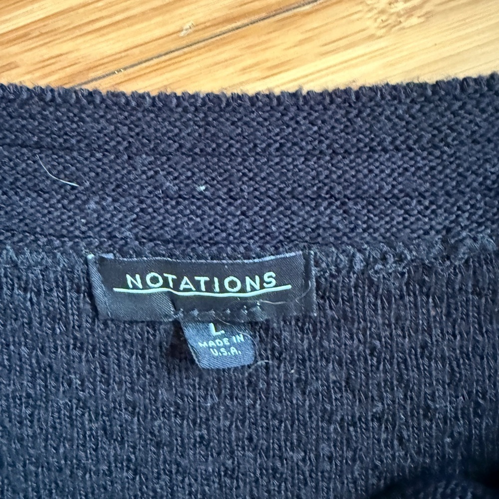Notations Black Women's Cardigan Sweater - Picture 7 of 11